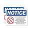 Signmission No Cell Phones Allowed In Work Sign With Symbol, 10 in W x Rectangle, Vinyl Decal OS-2PACK-NS-D-710-L-14420 - alternate 1